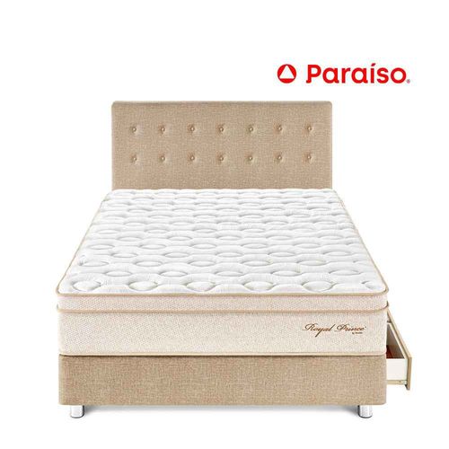 Dormitorio Royal Prince con Cajones 1.5 Plazas Champagne