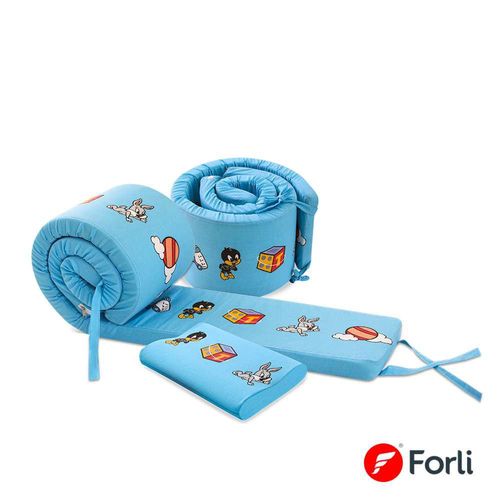 Protector Cuna Forli Baby Niño + 01 almohada Looney Baby