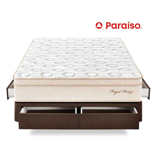 Cama Royal Prince Cajones Queen Chocolate