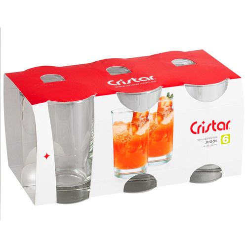 Set de Vasos CRISTAR Can Liso 6un