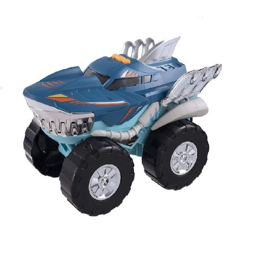 Carro Todoterreno Robotiburon Azul Teamsterz