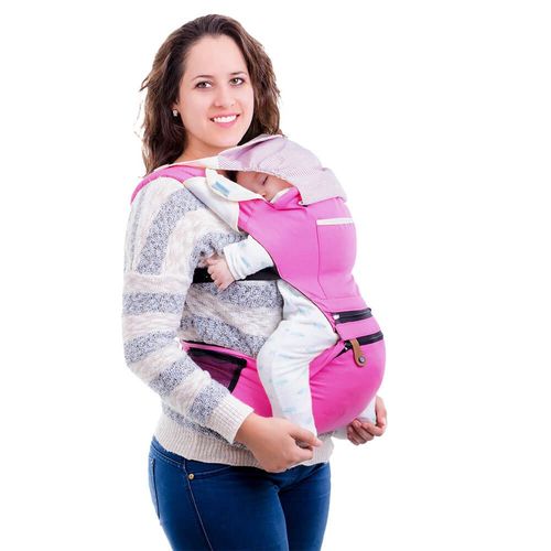 Canguro Portabebe Baby Hip C. Rosado