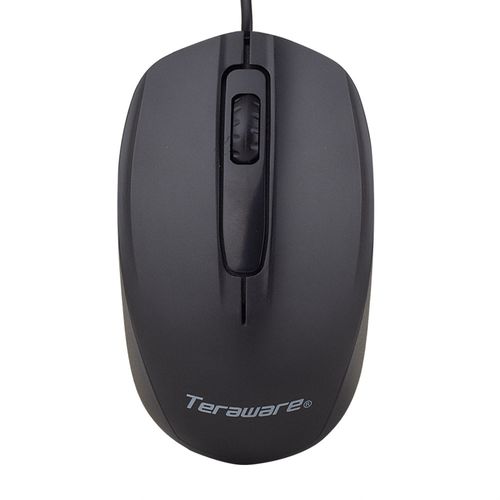 Mouse Teraware PJT-M218 3 botones, negro