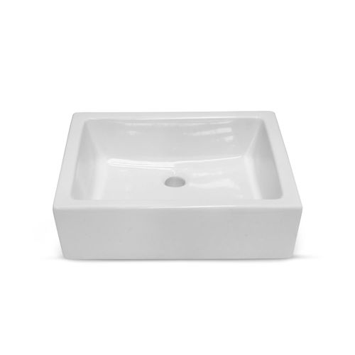 Ovalin Rectangular Trebol Samoa para Sobreponer 45cm Blanco