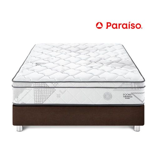 Cama Pocket Advance 1.5 Plz - Chocolate