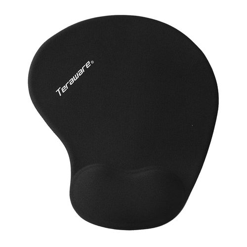 Mouse pad Teraware ergonómico, soporte de gel, negro