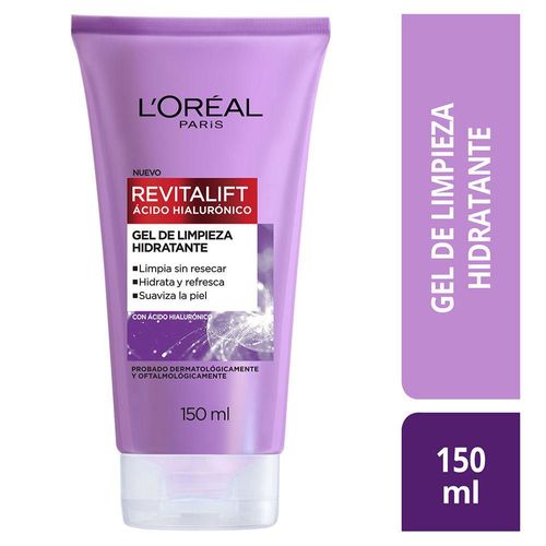 Gel Limpiador Loreal Revitalift Ácido Hialurónico 150 ML