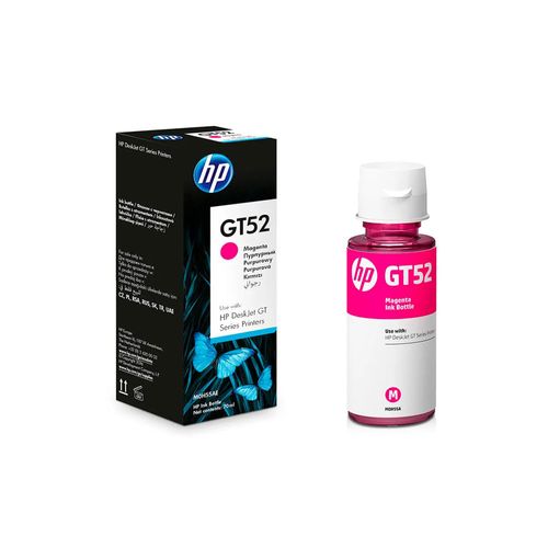 Botella de tinta  HP Gt52 magenta rinde 8000 páginas 70 ml