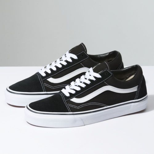 Zapatillas Vans Urbanas Mujer Old Skool Negro