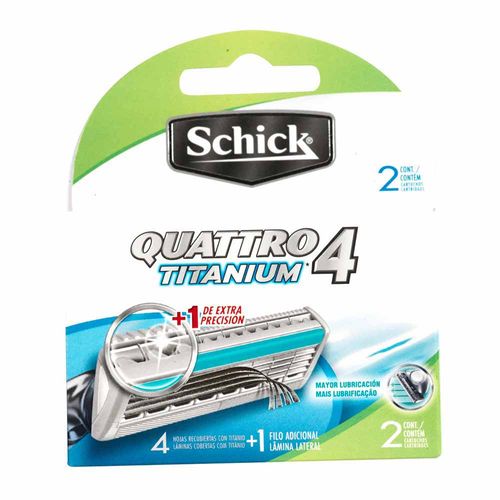 Repuesto SCHICK Quattro Titanium 4 Caja 2un