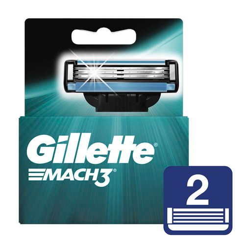 Repuesto para Máquina de Afeitar GILLETTE Mach 3 Caja 2un