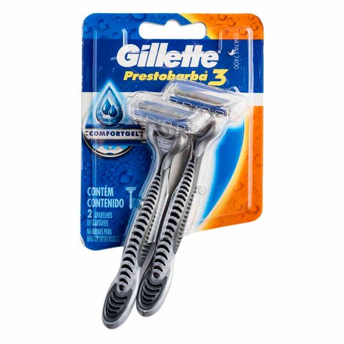 Máquina de Afeitar GILLETTE Prestobarba 3 Paquete 2un