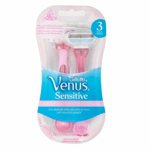 Máquina de Afeitar GILLETTE Venus Sensitive Empaque 2un