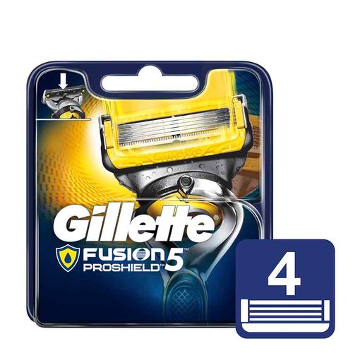 Repuesto para Máquina de Afeitar GILLETTE Fusion Proshield Caja 4un