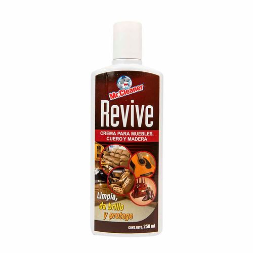 Limpiador Madera MR CLEANER Revive Muebles Frasco 250ml