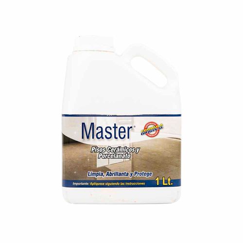 Limpiador Líquido Multiuso MASTER Pisos Cerámicos y Porcelana Botella 1L