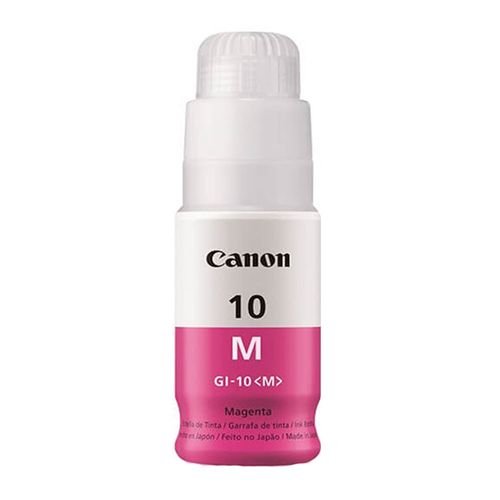 Botella de tinta Canon GI10M magenta rinde 7700 páginas 70 ml