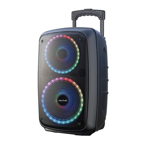 Parlante de torre bluetooth Decibel 50W luces led