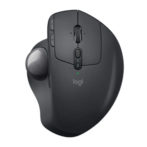Mouse inalámbrico Logitech MX Ergo Trackball, bluetooth, 512/2048 dpi, 8 botones, recargable, negro