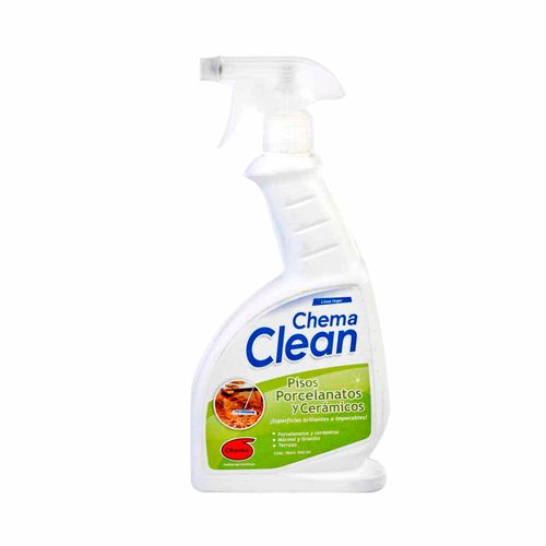 Limpiador Líquido Multiuso CHEMA CLEAN Piso Porcelanato Cerámico Gatillo 500ml