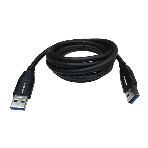 Cable Radioshack usb A macho a usb A macho 3.0, 1.80 metros, negro