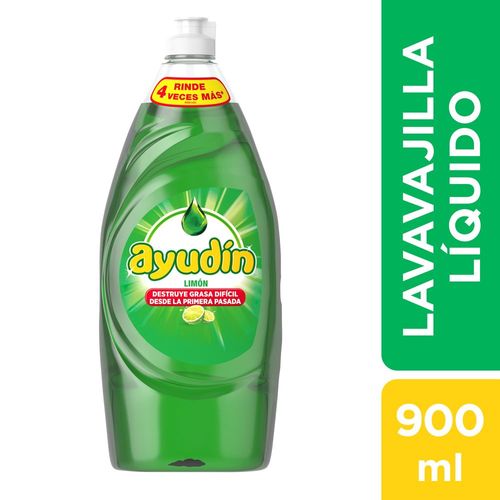 Lavavajilla Líquido AYUDÍN Limón Botella 900ml