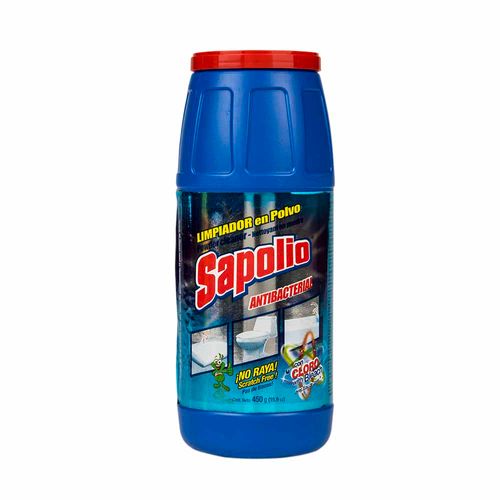 Limpiador en Polvo SAPOLIO Pulidor Antibacterial Frasco 450g