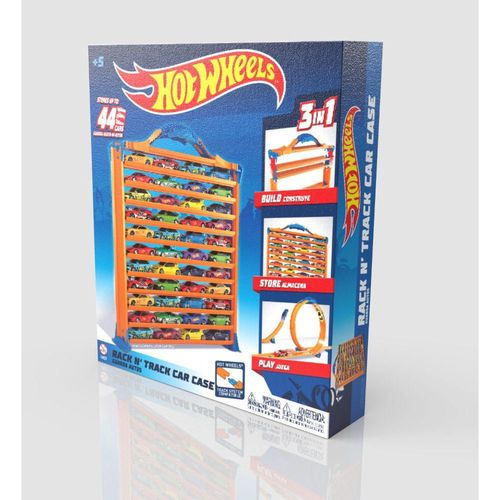 Pista Y Rack Guarda Autos Hot Wheels