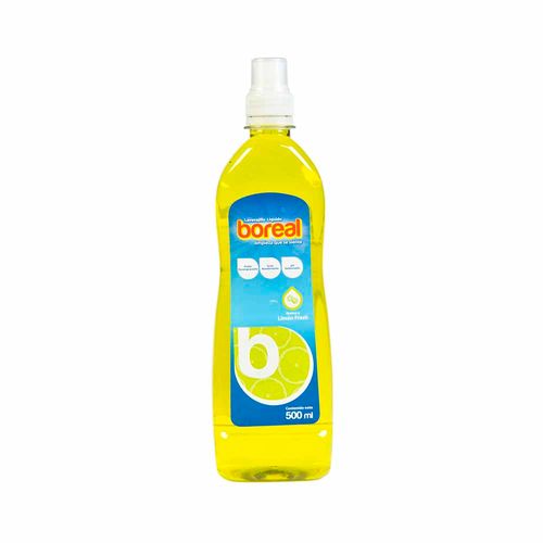 Lavavajilla líquido BOREAL Limón fresh Botella 500Ml