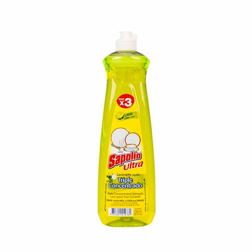 Lavavajilla líquido SAPOLIO Limón Botella 750Ml