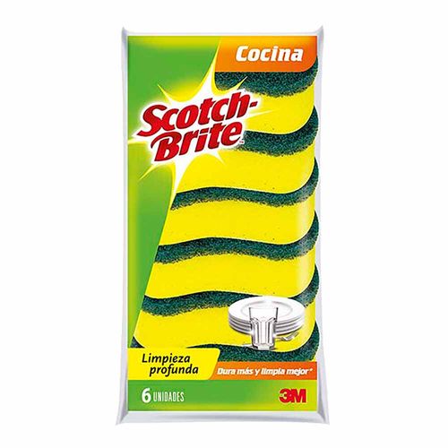 Esponja SCOTCH-BRITE Multiusos Paquete 6un