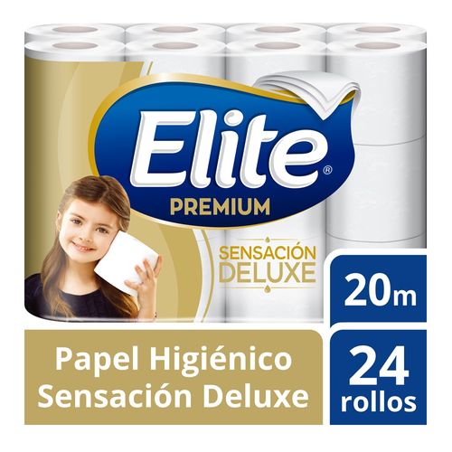 Papel Higiénico ELITE Premium Triple Hoja Paquete 24un