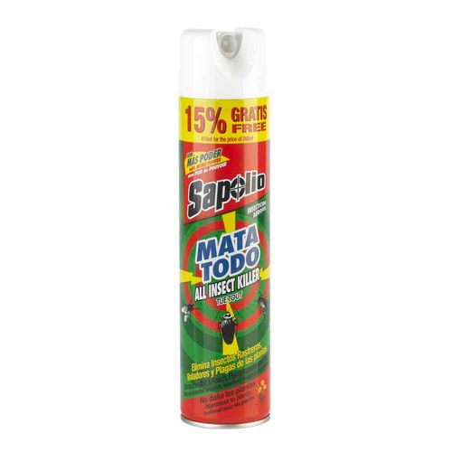 Insecticida Aerosol SAPOLIO Mata Todo Frasco 360ml