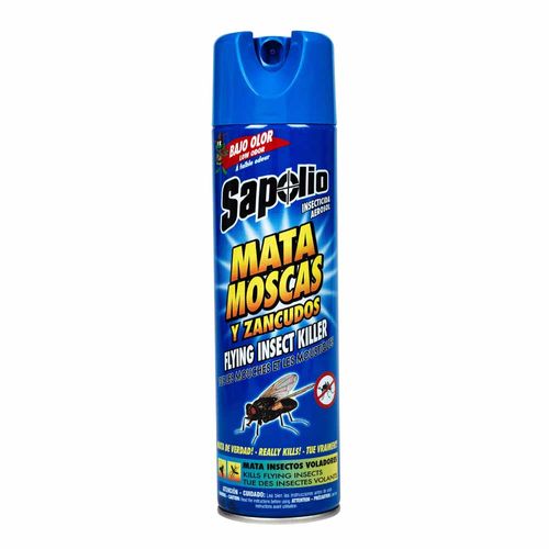 Insecticida Aerosol SAPOLIO Mata Moscas y Zancudos Frasco 360ml