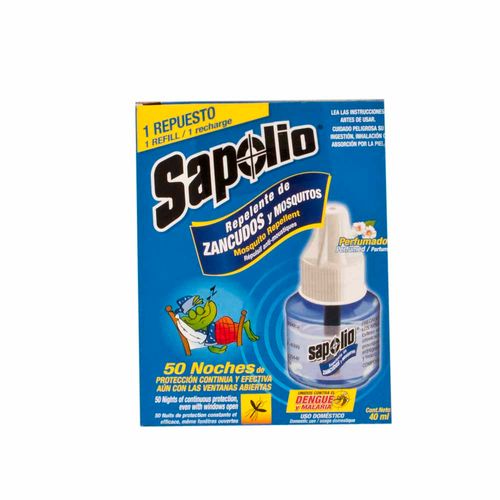 Insecticida SAPOLIO Repelente perfumado Doypack 40Ml