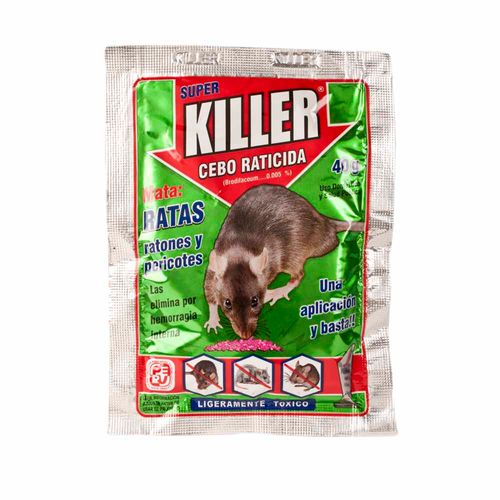 Raticida CAMPEÓN Cebo Sobre 40Gr