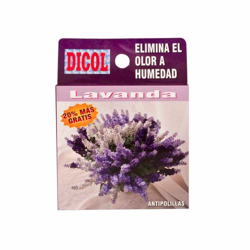 Insecticida DICOL Antipolilla pastilla aromatizadora Caja 100Gr