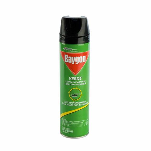 Insecticida en spray BAYGON Verde Botella 360Ml