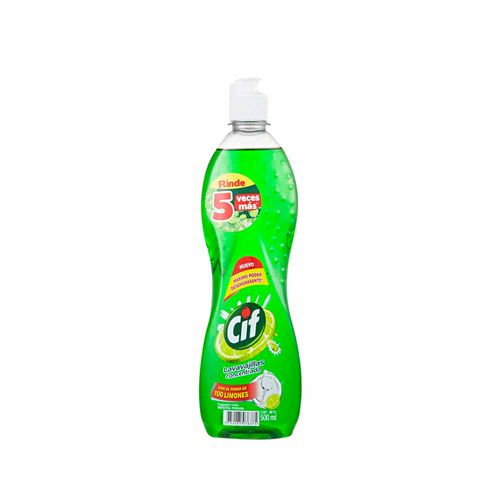 Lavavajilla Líquido CIF Limón Frasco 500ml