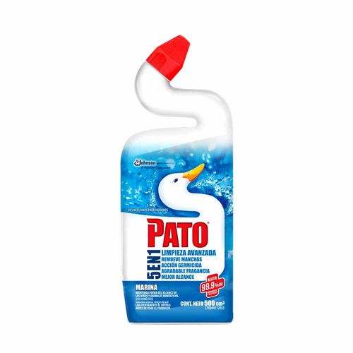 Desinfectante Líquido de Baño PATO 5 en 1 Marina Botella 500ml