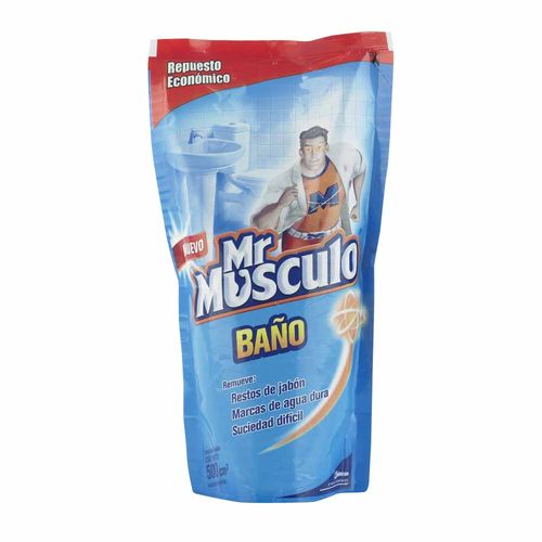 Desinfectante Líquido de Baño MR. MÚSCULO Repuesto Doypack 500ml