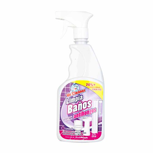 Limpiador de Baño MR CLEANER Antihongos Lavanda Gatillo 670ml