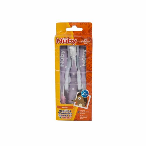 Set de Cepillos Dentales NUBY 3un
