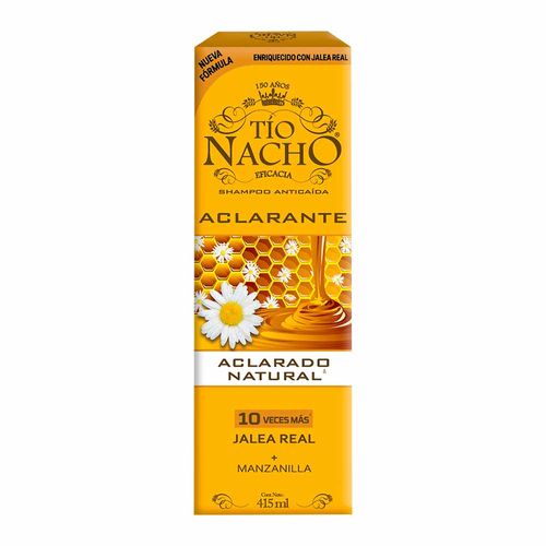 Shampoo TÍO NACHO AntiCaída Aclarante Frasco 415ml