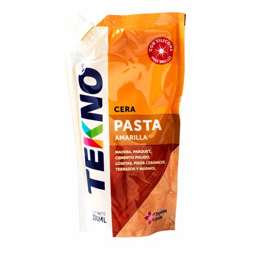 Cera en Pasta TEKNO Amarilla Doypack 330 ml