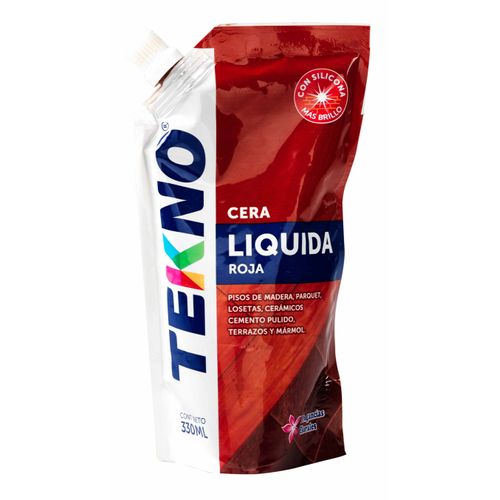 Cera líquida TEKNO Roja Doypack 336Ml