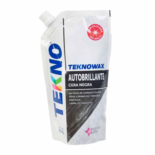 Cera líquida autobrillante TEKNO Negra Doypack 330Ml