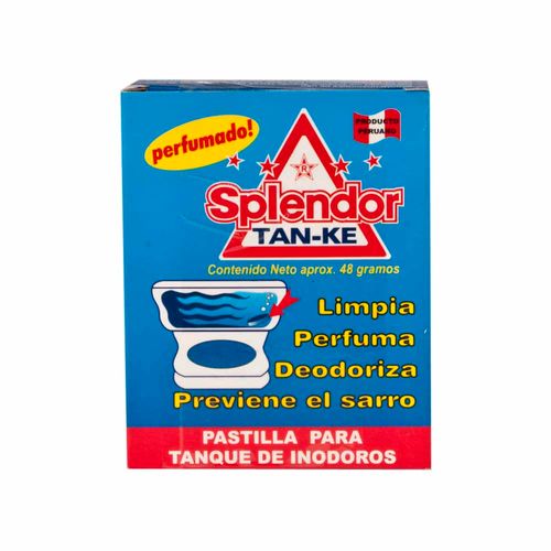 Desinfectante de Baño SPLENDOR Tanques Caja 60g