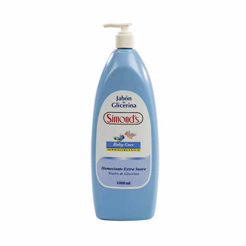 Jabón Líquido para Bebé SIMOND'S Neutro Glicerina Frasco 1L