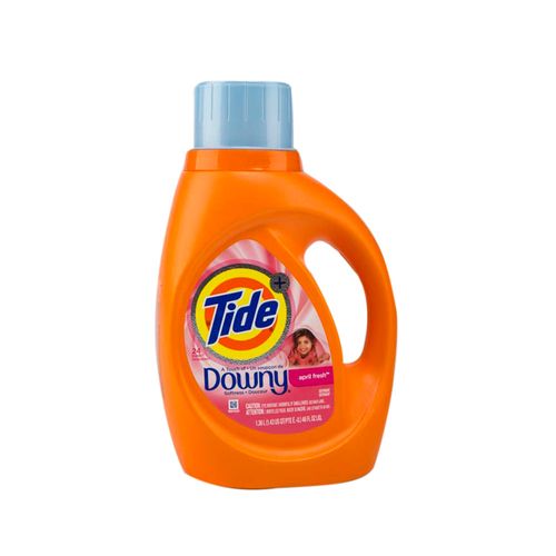 Detergente líquido TIDE Downy april Frasco 1.36L